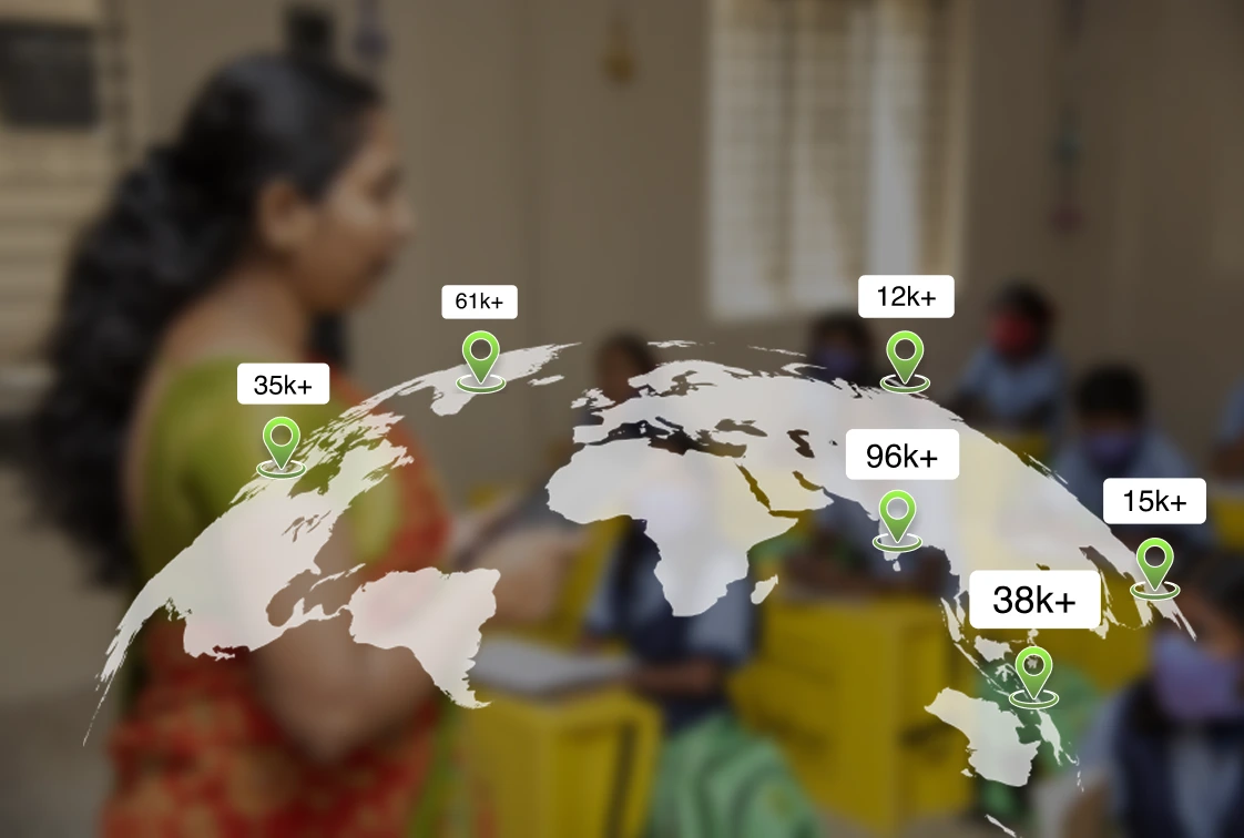 Illustration showing the impact of Edrevel on eSevai services in Tamil Nadu, India